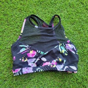 Material Girl, Jr's Medium, Floral sports bra